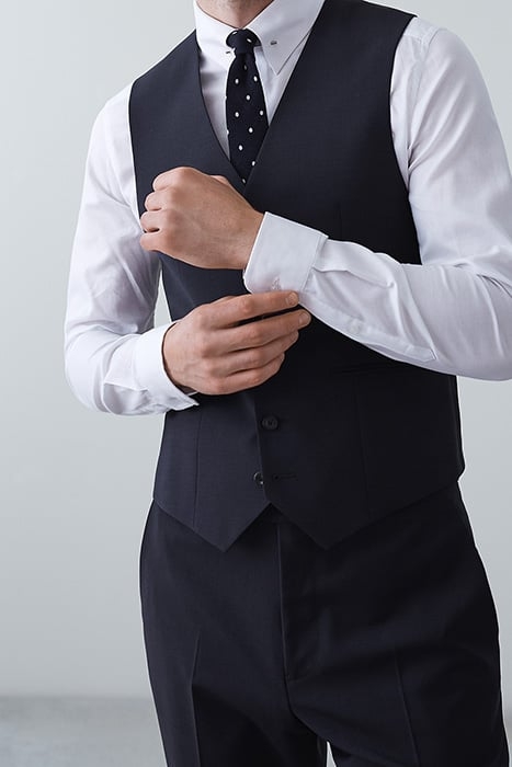 BELIEF W-MIXER WAISTCOAT NAVY 3
