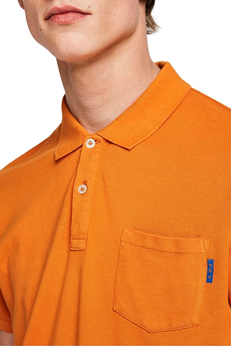 BLAUW GARMENT DYED POLO GOLDFISH 4