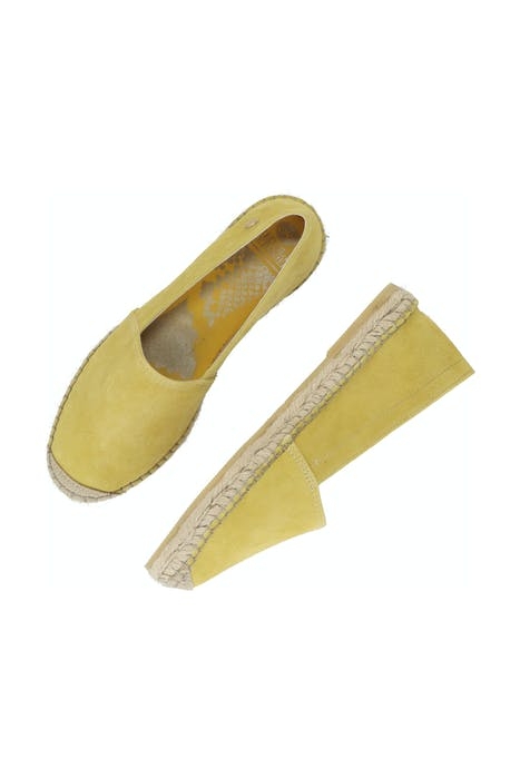 ESPADRILLE LOAFER LUXURY SUEDE YELLOW 4