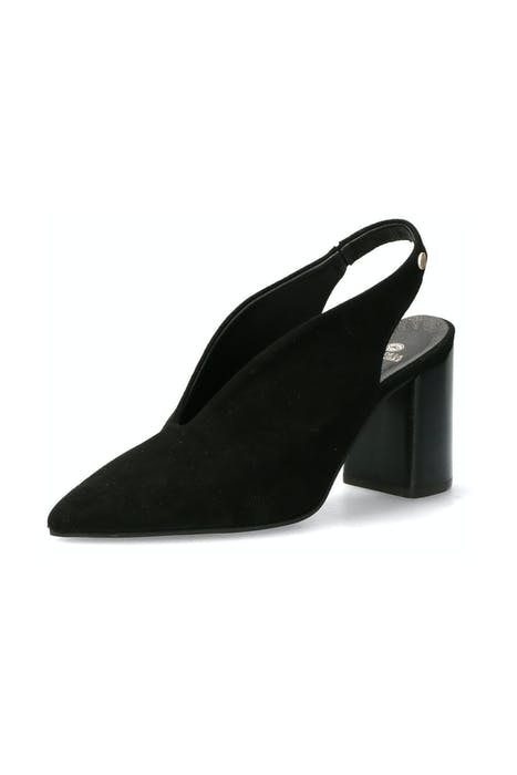 SLINGBACK SHOE 8,5 CM SUEDE BLACK 3