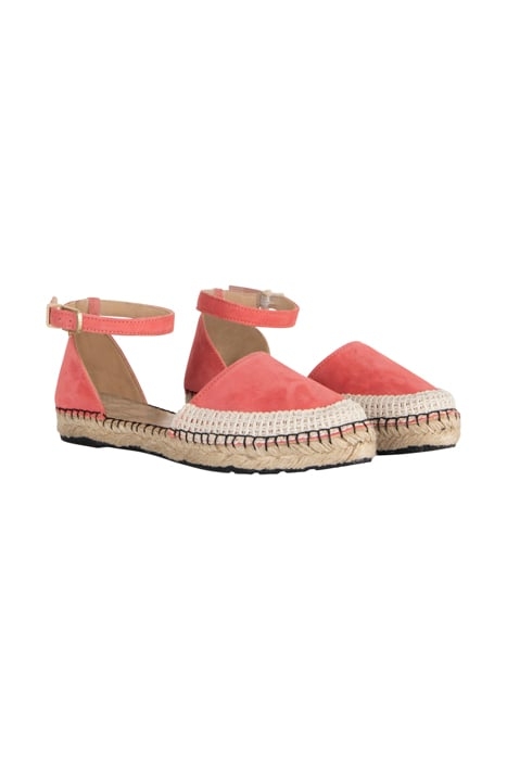 ESPADRILLE SANDALET 2 CM LUXURY SUEDE PINK 2