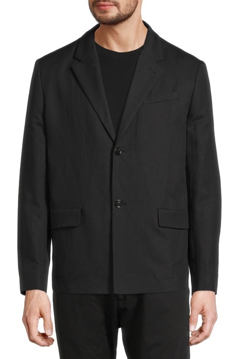 M. HUGH LINEN BLAZER BLACK 2