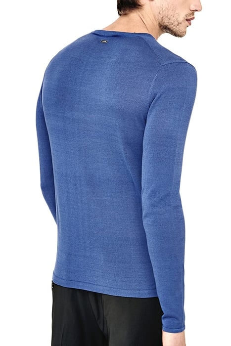 BLOCKING CREW NECK L/SLEEVE COBALT 2