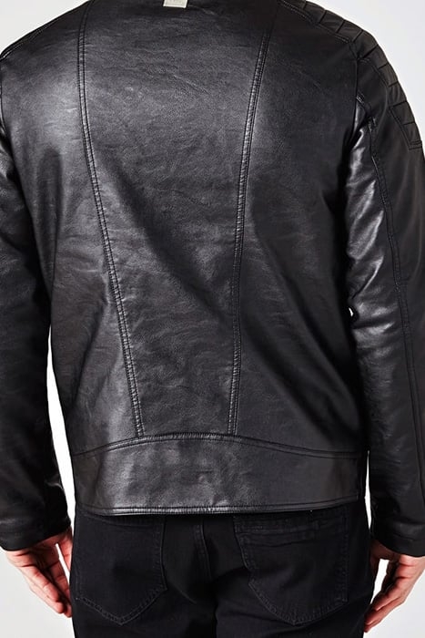 BIKER JACKET JET BLACK A996 2