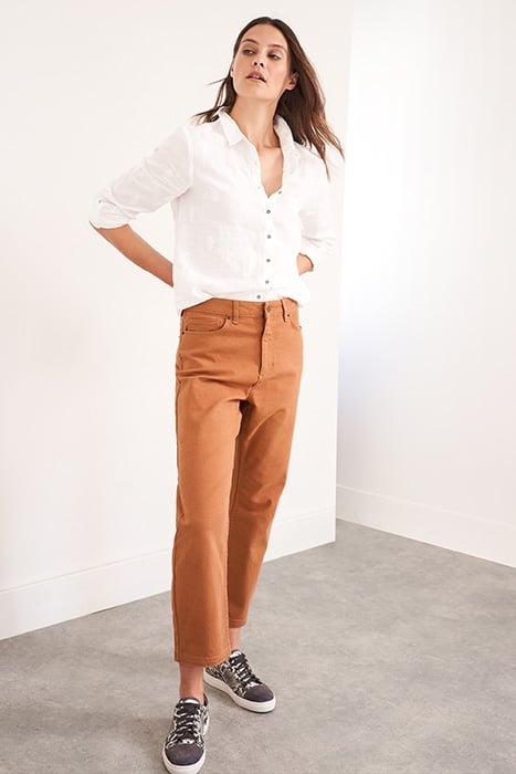 SKYE TWILL STRAIGHT 7/8 JEAN LGT BROWN 3