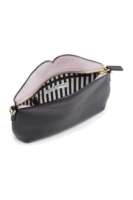 BLACK PALE PINK MED PEEKABOO LIP CLEO BLK/PALE PINK 3