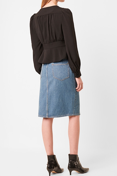 BLAINE CREPE FITTED WAI, BLACK BLACK 2