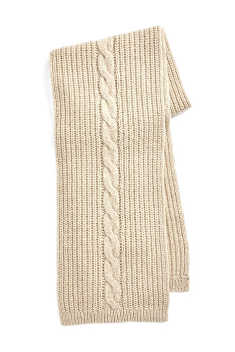 MCHARRIS CABLE SCARF SAND 1