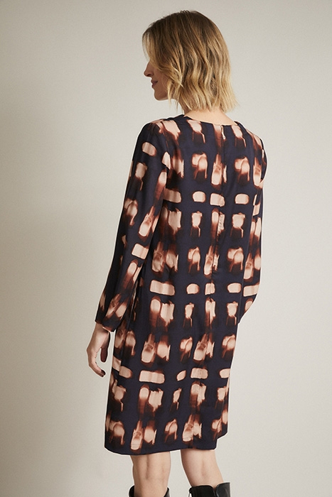 KLEID PRINT AQUARELL / NIGHT BLUE 2