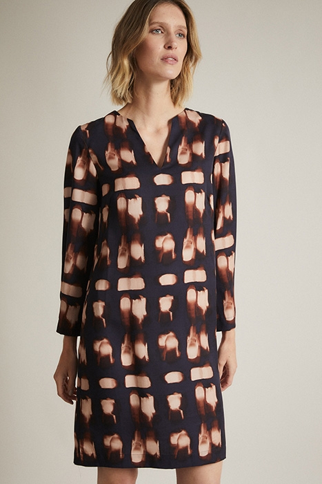 KLEID PRINT AQUARELL / NIGHT BLUE 1