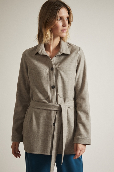 HEMDJACKE DARK STONE MELANGE 1