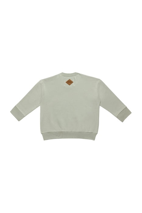 BOXY SWEATER HOTEL MOTEL GREEN 2