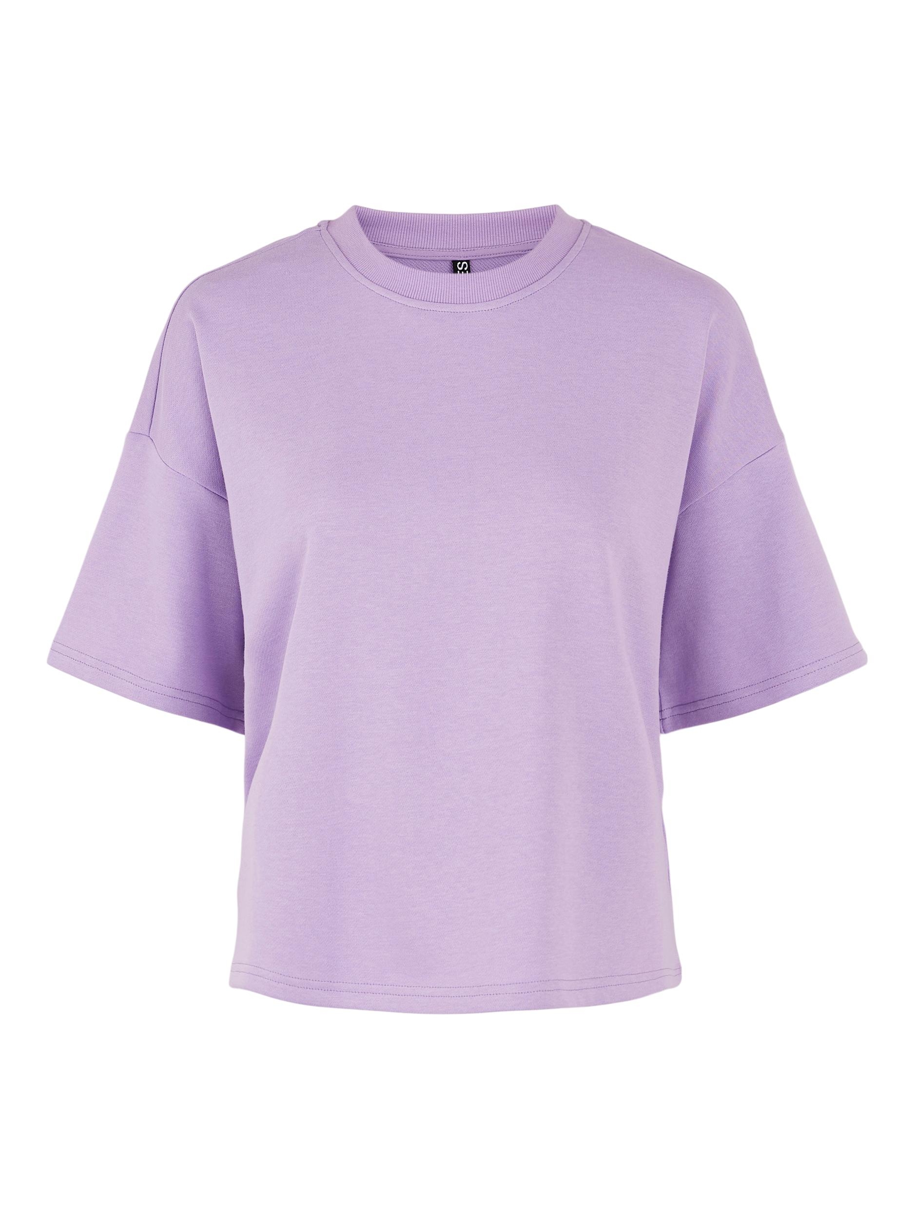 PCCHILLI SUMMER 2/4 LOOSE SWEAT NOO SHEER LILAC 1