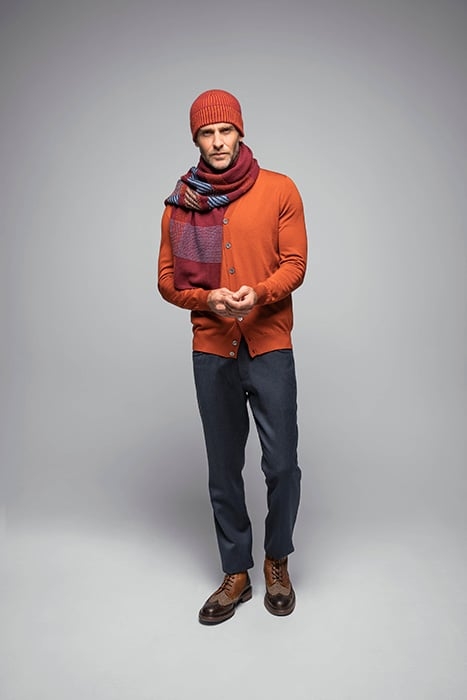 100% CASHMERE HAT BORDEAUX/ALHAMBRA 3