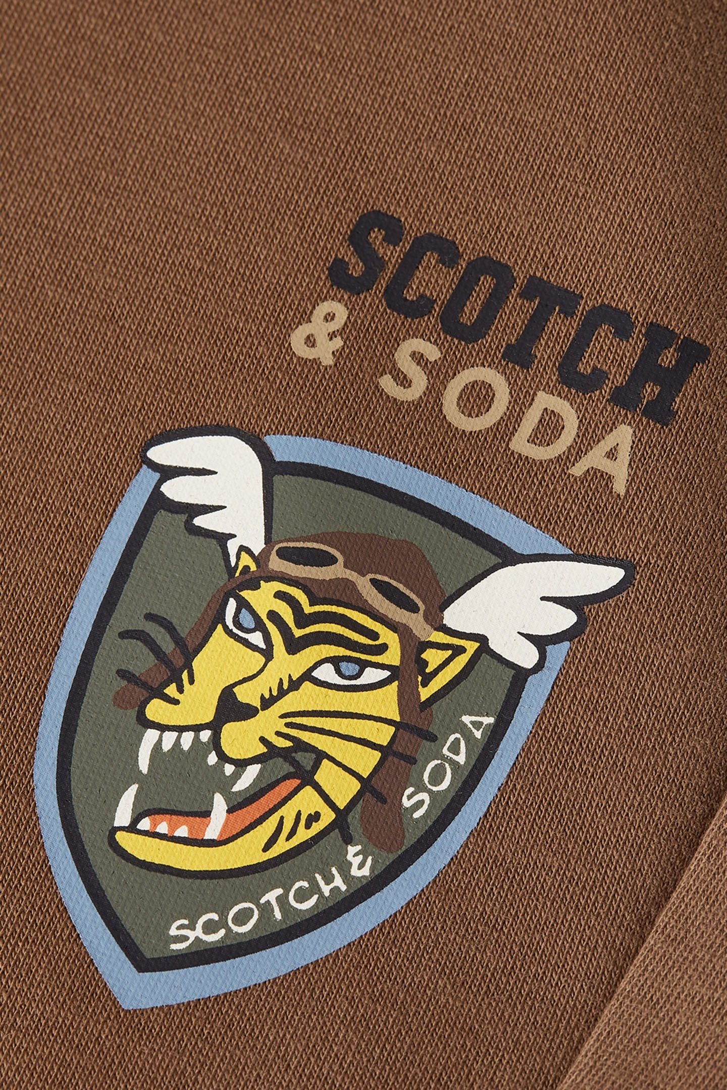 BOYS FLEECE JOGGER BROWN 3