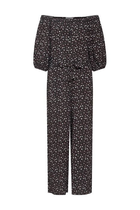 BELLONA JUMPSUIT AOP FLORAL SMALL SCALE DARK BASE 1