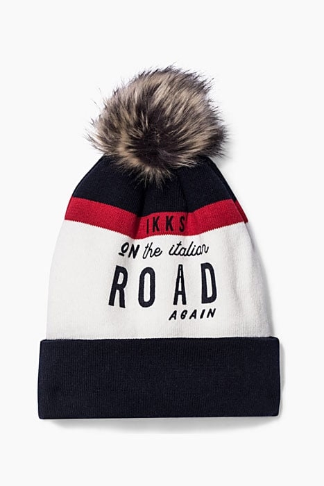 BONNET POMPON NAVY 1