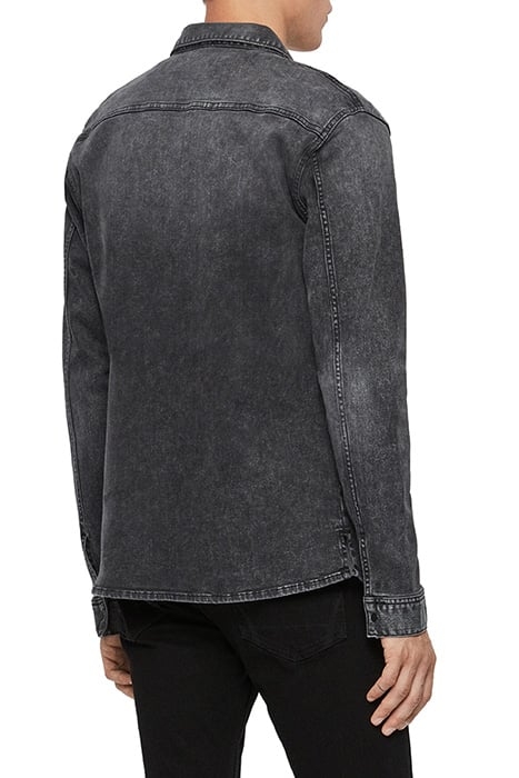 BISK SHIRT WASHED BLACK 4