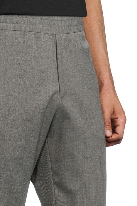 M. TERRY CROPPED TROUSER GREY MEL. 8