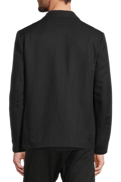 M. HUGH LINEN BLAZER BLACK 3