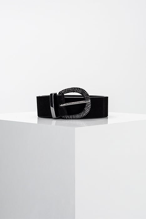 BLACK SUEDE WIDE BELT 1