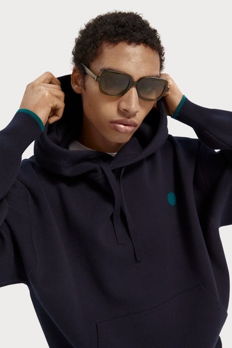 OVERSIZED HOODED PULL MIDNIGHT 5