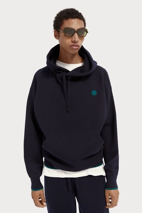 OVERSIZED HOODED PULL MIDNIGHT 3