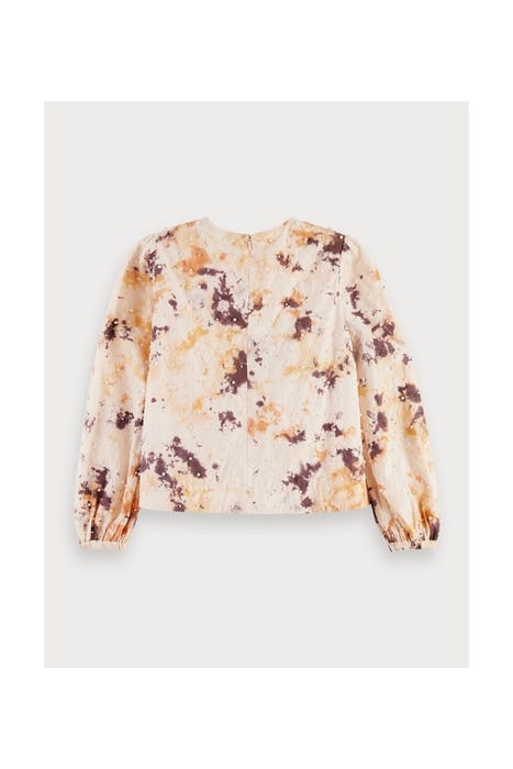 COTTON TIE & DYE TOP WITH PEARL DETAILS COMBO T 2