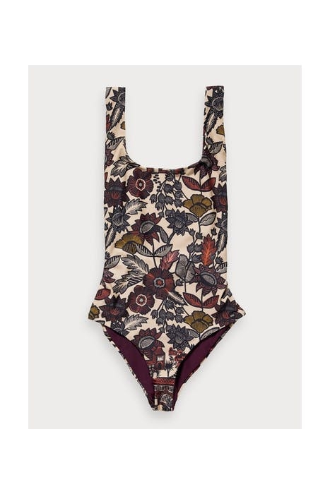 REVERSIBLE BATHING SUIT IN ECONYL™ QUALITY COMBO A 1