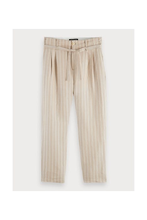 SEASONAL FIT- ECOVERO™ PLEATED STRIPED BEACH CHINO COMBO A 1