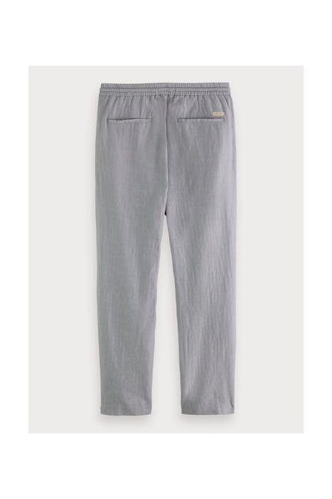 FAVE- LINEN-ORGANIC COTTON BLEND BEACH PANT GREY 2