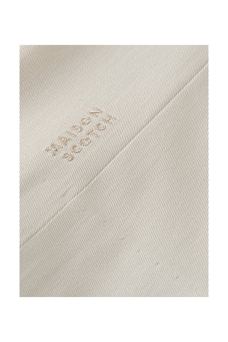 ABOTT' REGULAR FIT CHINO IN MERCERIZED ORGANIC COTTON OFF WH 3