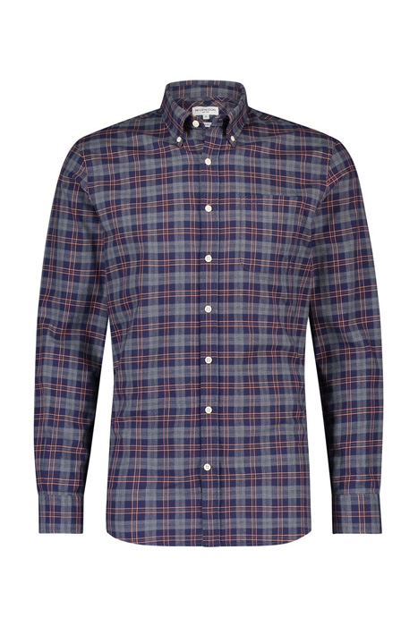 MCG RF WINDOWPANE CHECK SHIRT ROCK GREY 1