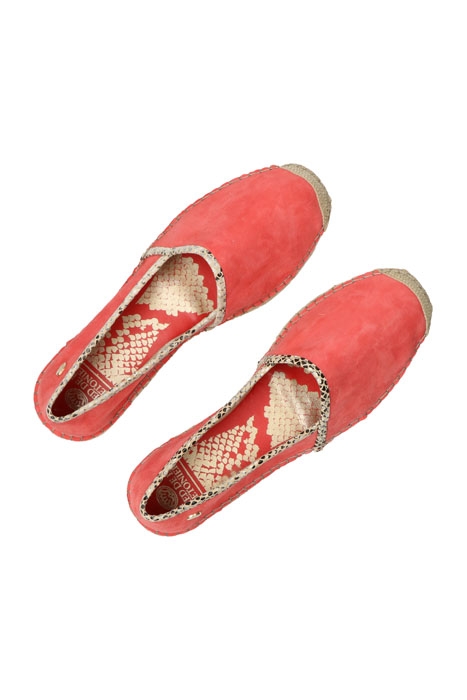 FRS0648 ESPADRILLE LOAFER LUXURY SUEDE PINK 3