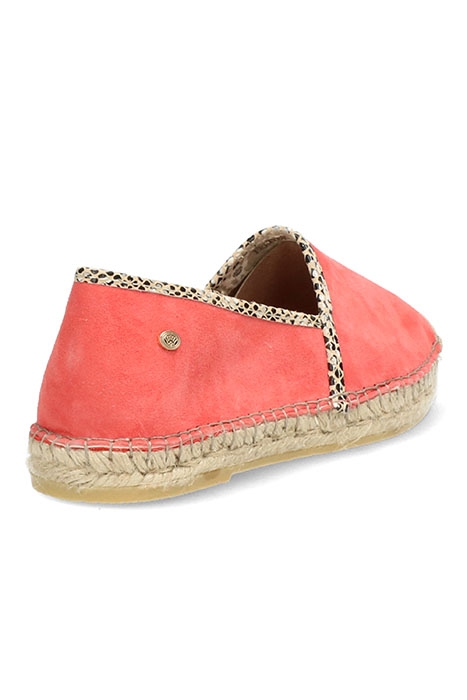 FRS0648 ESPADRILLE LOAFER LUXURY SUEDE PINK 4