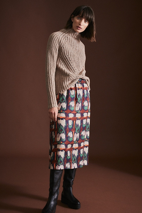 MIDIROCK PRINT AQUARELL / ORANGE 2