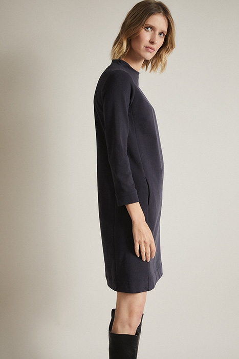 KLEID GOTS NIGHT BLUE MELANGE 3