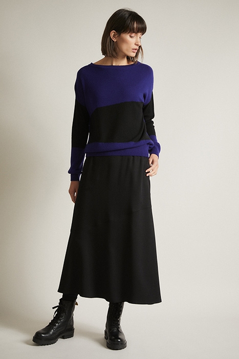 SATIN ROCK MIT VOLANT BLACK 1