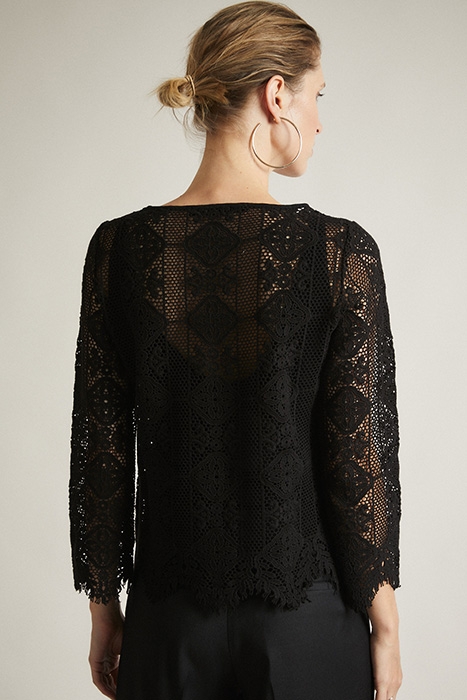 SPITZENBLUSE BLACK 2