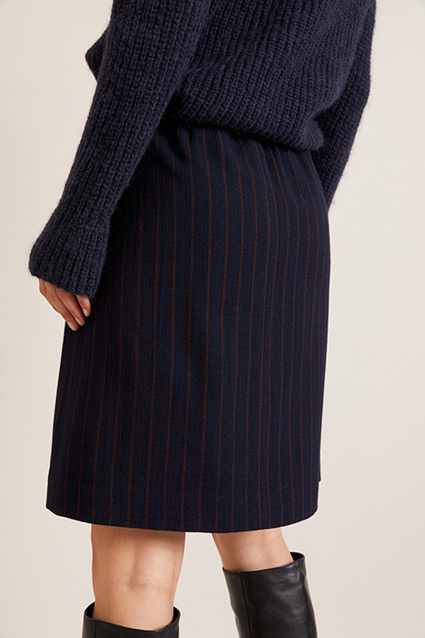 NADELSTREIFENROCK NIGHT BLUE / TERRA 2