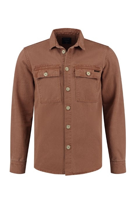 OVERHEMD RUSTY BROWN 1