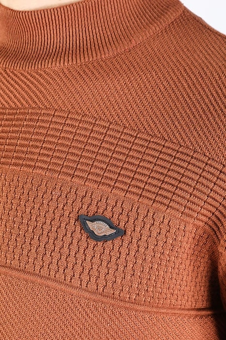 KNITWEAR RUSTY BROWN 5