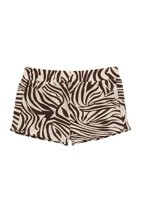 GIRLS SHORT ZEBRA BROWN/ECRU 1
