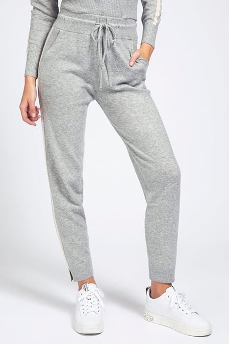 SIDE BAND PANT LIGHT MELANGE GREY M LIGHT MELANGE GREY M 1
