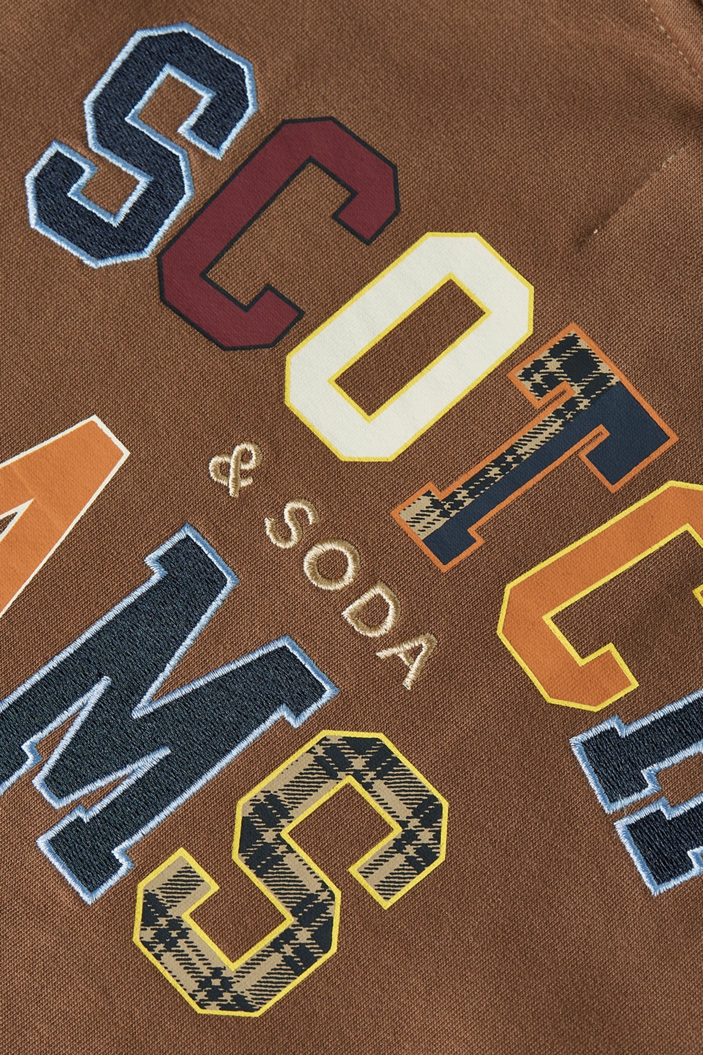 BOYS ZIP UP FLEECE HOODIE BROWN 3